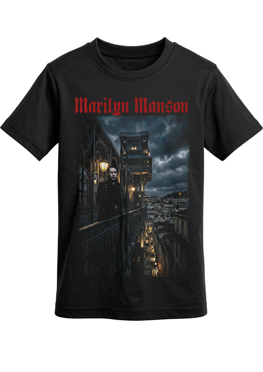 T-shirt Coleção Marilyn Manson: O Tributo Surreal a Portugal