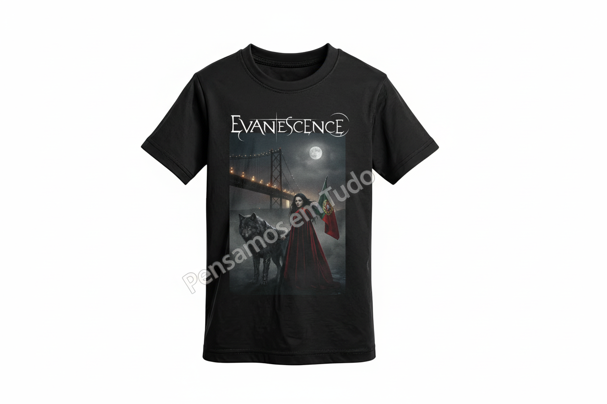 T-shirt Coleção Evanescence: Tributo a Portugal