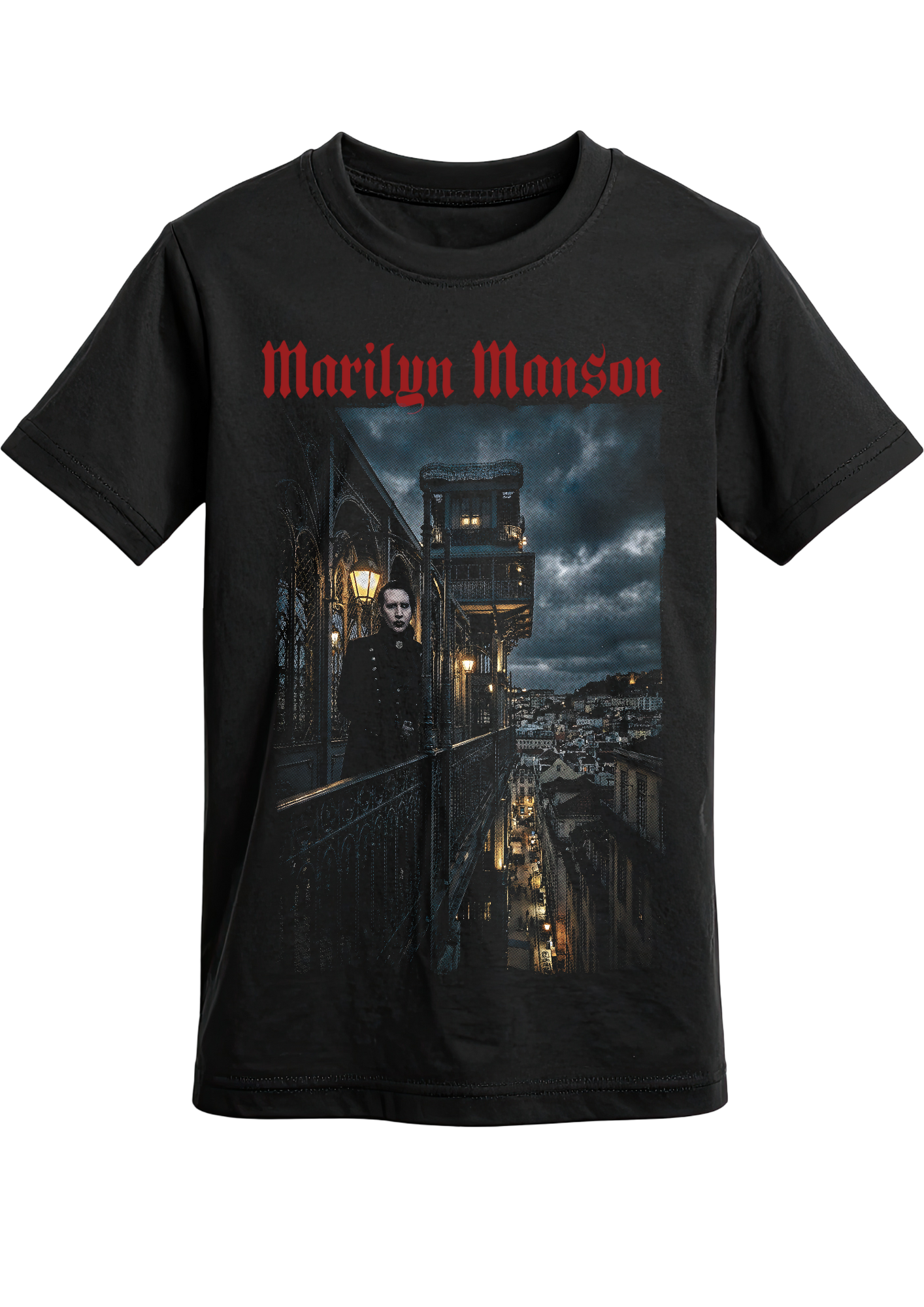 T-shirt Coleção Marilyn Manson: O Tributo Surreal a Portugal
