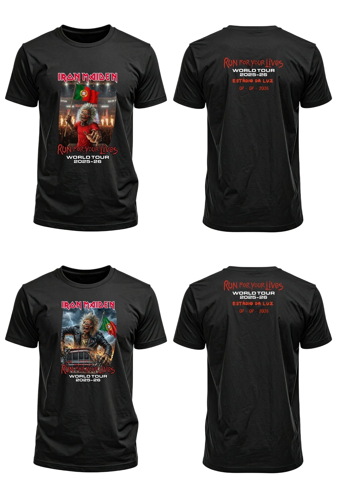 T-shirt Iron Maiden Portugal