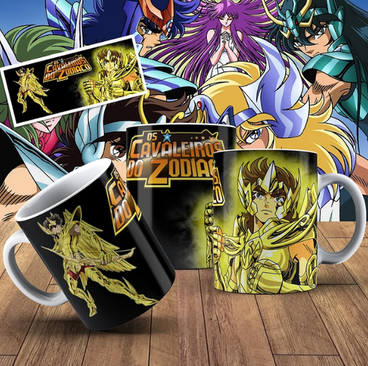 Caneca Os Cavaleiros do Zodíaco